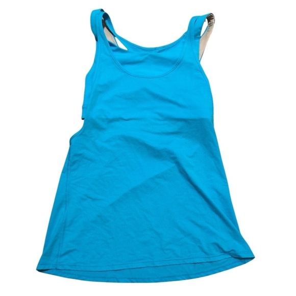 Lululemon Align Glide and Stride Tank 2 in 1 Built in Bra Flowy Running Workout - Picture 7 of 9